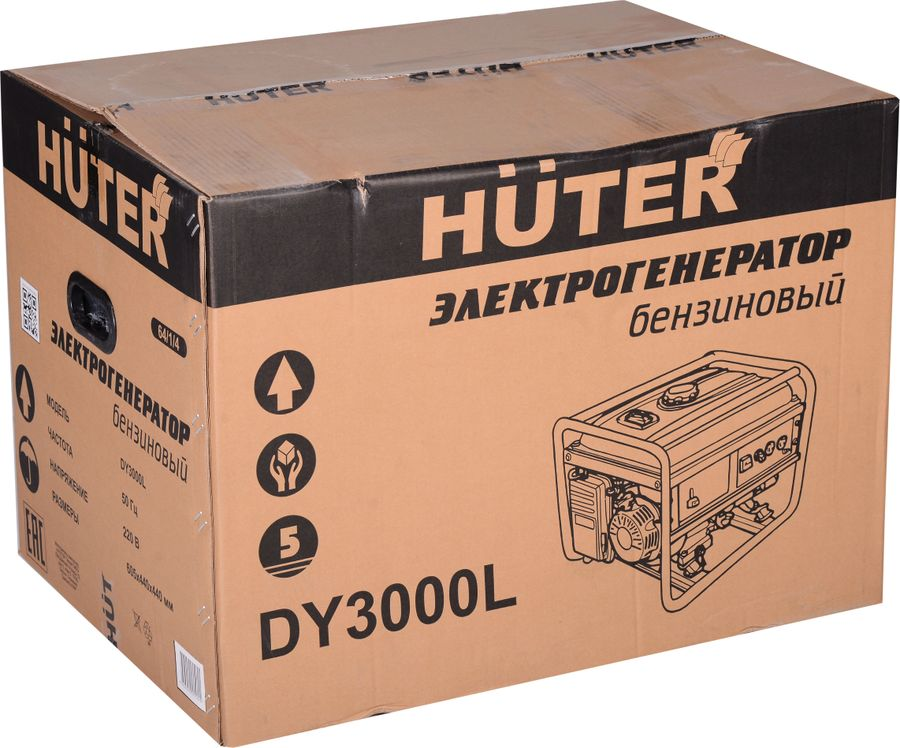 Бензиновый генератор HUTER DY3000L, превью