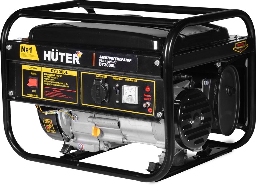 Бензиновый генератор HUTER DY3000L, превью