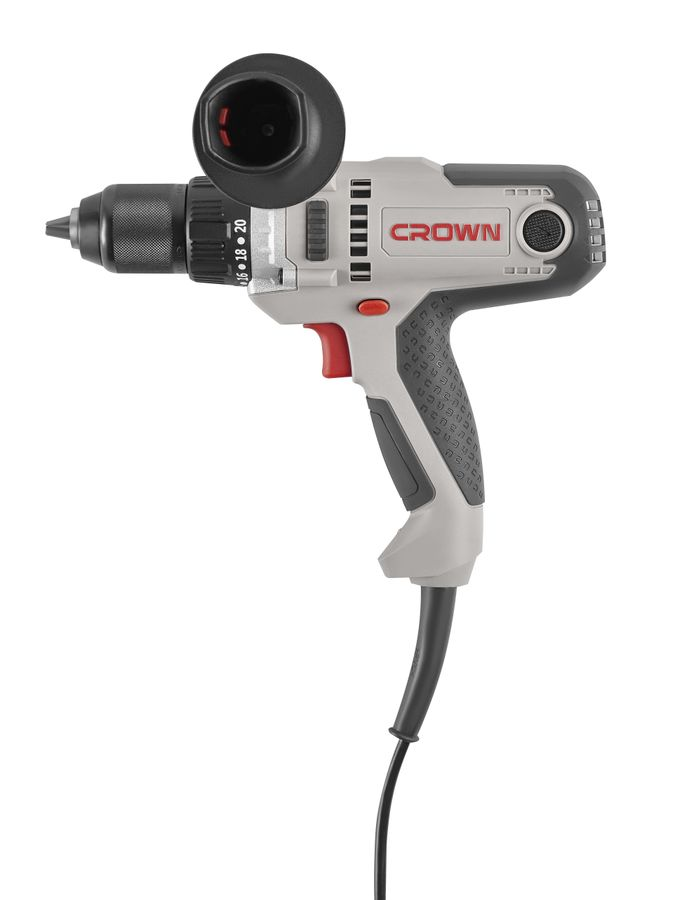 Дрель-шуруповерт безударная электрическая CROWN CT10152 420 Вт, предпросмотр