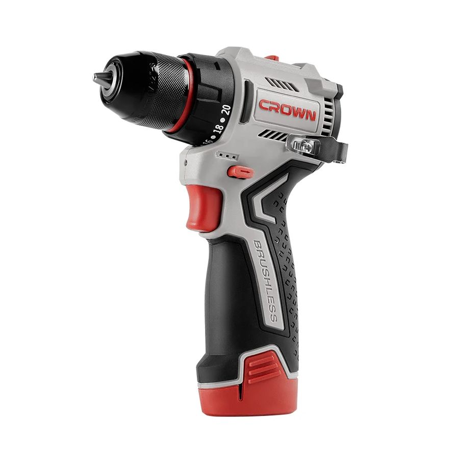 Дрель-шуруповерт аккумуляторная CROWN CLASS ULTRACOMPACT CT21129HMX-2 BMC 12В 2Х2,0Ач и З/У, предпросмотр
