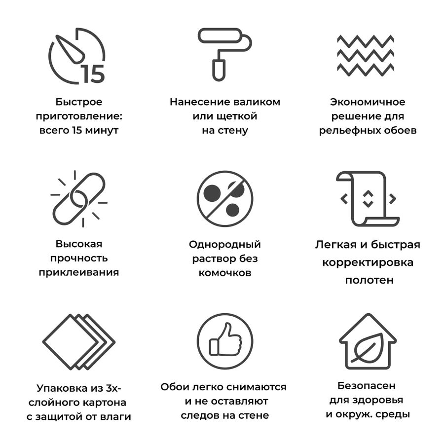 Обойный клей Quelyd Стеклообои для стеклообоев 500 г, превью