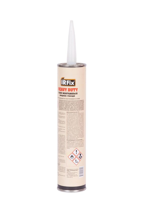 Клей монтажный IRFIX HEAVY DUTY каучуковый 310 мл Бежевый, RAL 1024, превью