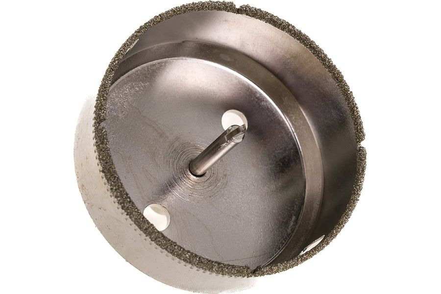 Коронка с центрирующим сверлом по стеклу и керамике (68х55 мм) VERTEXTOOLS 336-68-55, превью