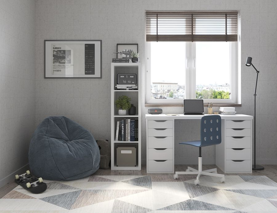 Комод Шведский Стандарт Ингар 5 36x71x53 см, белый, предпросмотр
