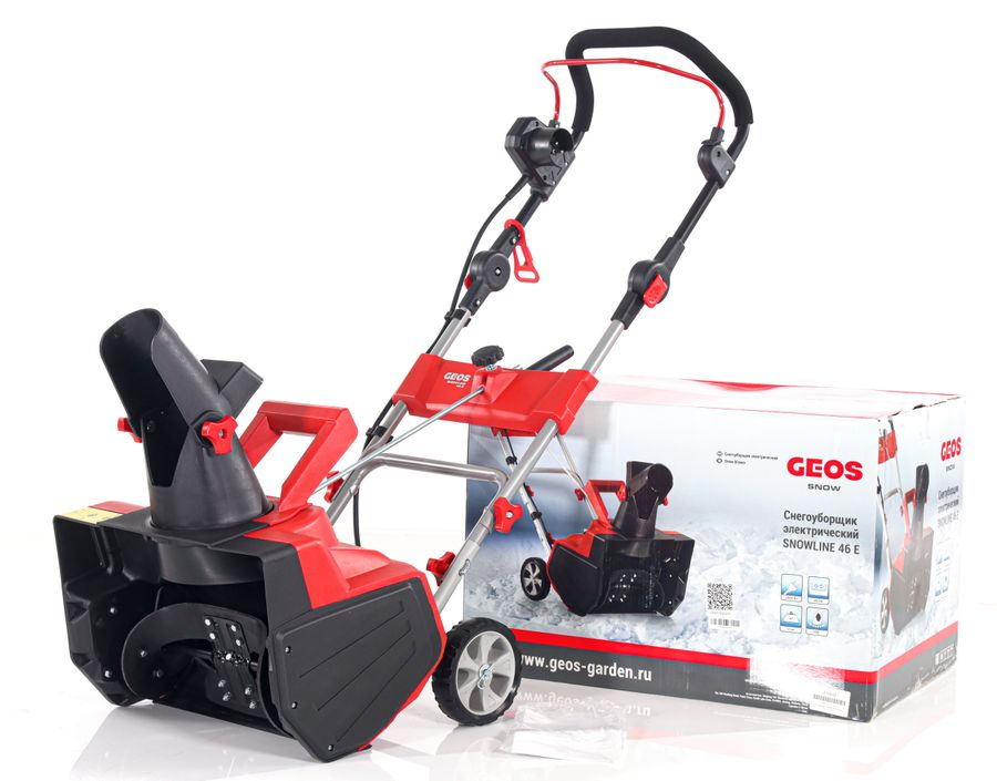 Снегоуборщик электрический GEOS SnowLine 46 E 2000 Вт 212932, превью