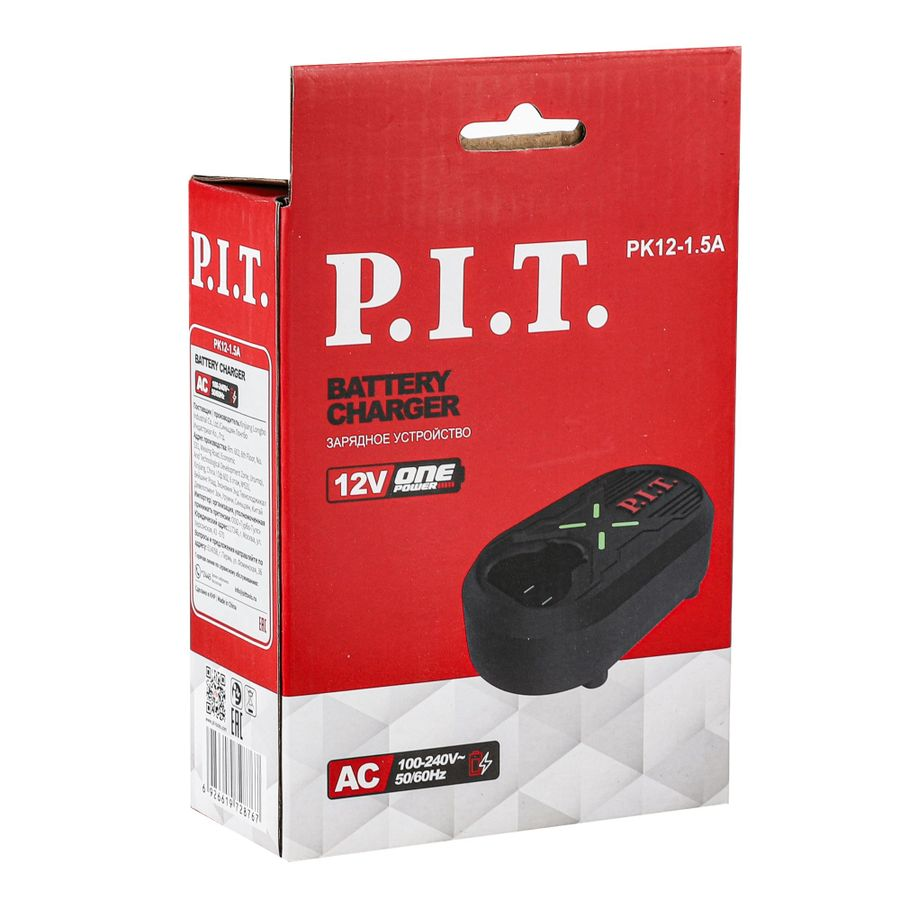 Зарядное устройство P.I.T. PK12-1.5A 12В 1.5Ач, предпросмотр