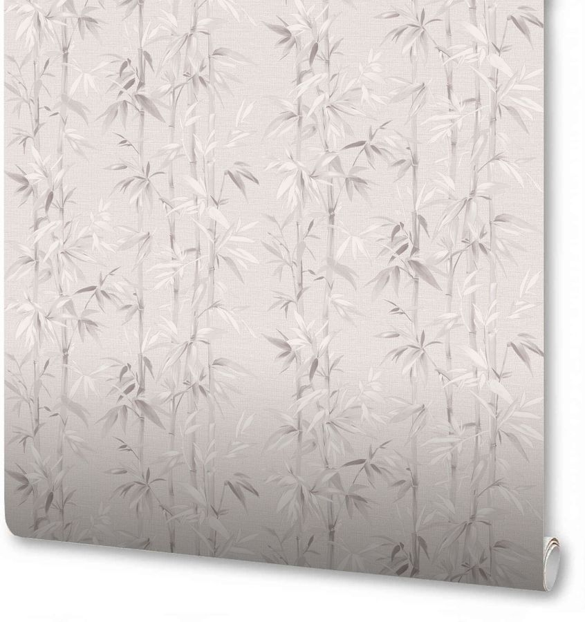 Виниловые обои WallSecret Bamboo 8735-11 бежевые 1,06х10,05 м, превью
