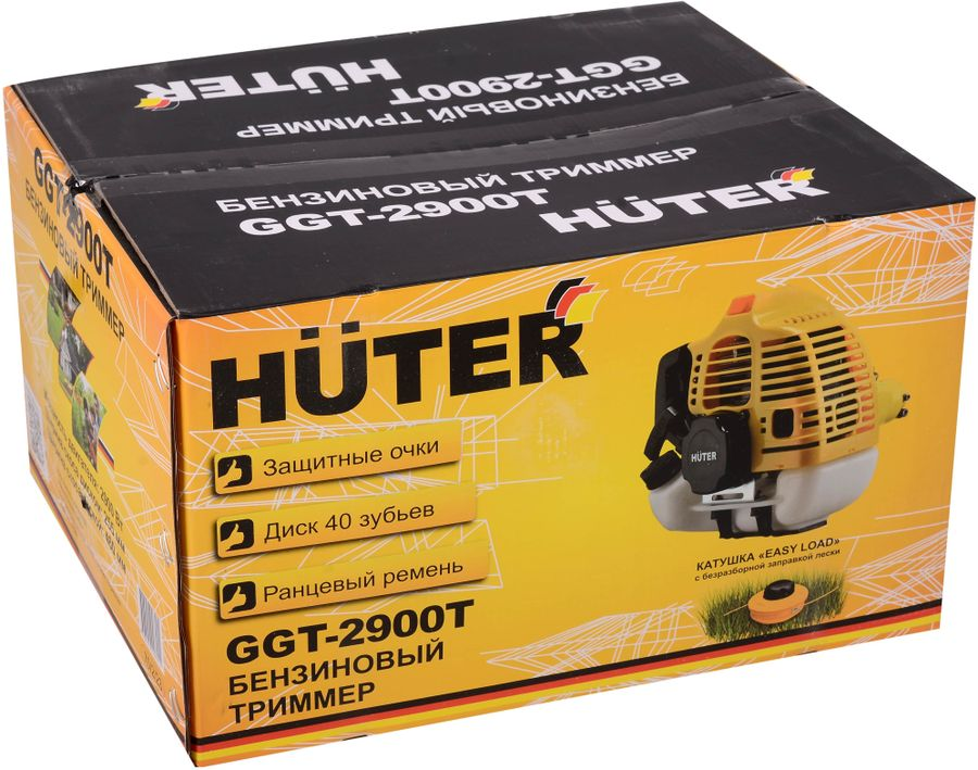 Триммер бензиновый HUTER 3,9лс, GGT-2900T, превью
