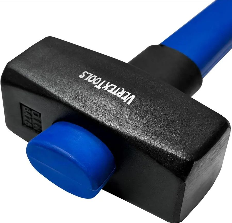Кувалда VERTEXTOOLS 3000 г, фибергласовая обрезиненная рукоятка 10-12-3000, предпросмотр