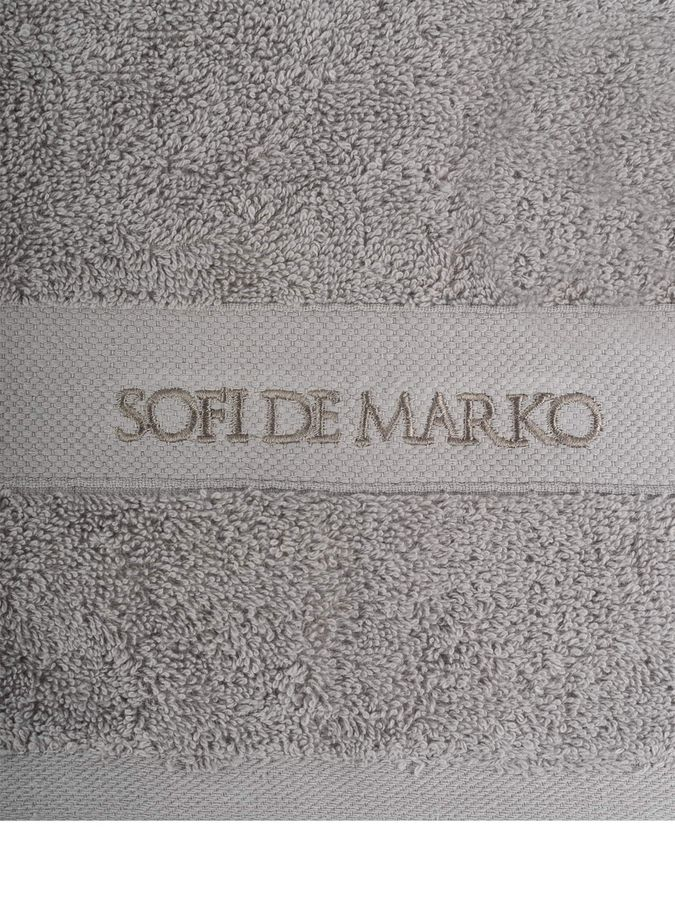 Полотенце махровое Sofi De Marko Tristan 50х90 светло-серое, предпросмотр