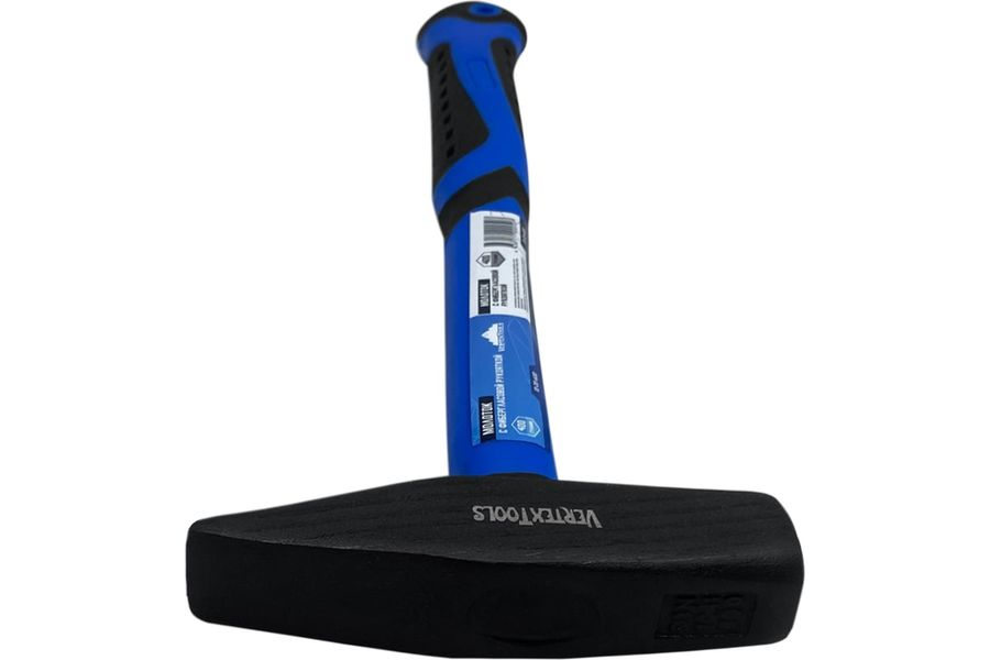 Слесарный молоток VERTEXTOOLS 400 г, фибергласовая обрезиненная рукоятка 10-20-400, предпросмотр