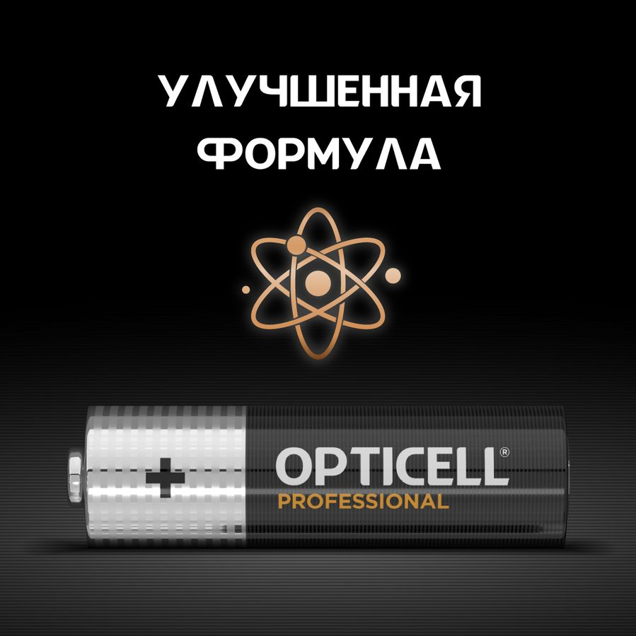 Батарейки алкалиновые 6AA/LR6 Professional Opticell, предпросмотр