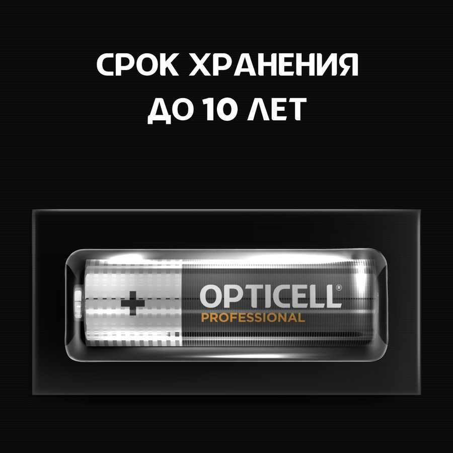 Батарейки алкалиновые 6AA/LR6 Professional Opticell, превью