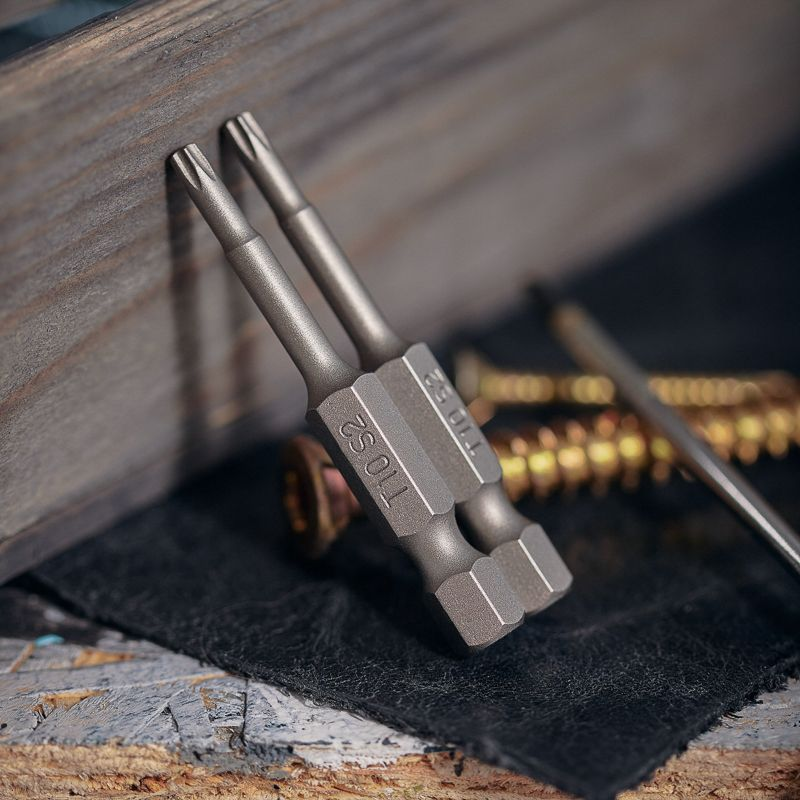 Бита для шуруповерта Torx T10х50 мм 2 шт/уп Kranz, предпросмотр