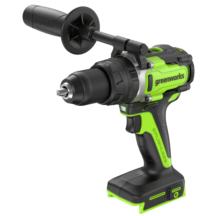 Дрель-шуруповерт ударная аккумуляторный GREENWORKS GD24DD140 24V 2x4Ач ЗУ, предпросмотр