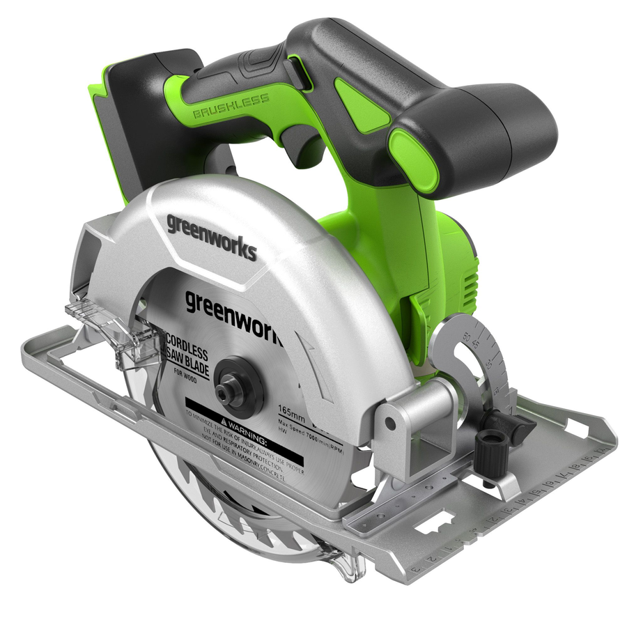 Дисковая пила аккумуляторная GREENWORKS GD24CS165 24V 1х5Ач ЗУ, превью
