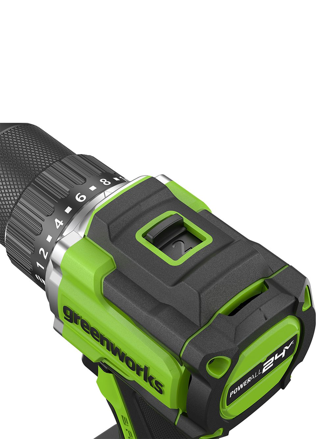 Дрель-шуруповерт аккумуляторный GREENWORKS DD560 24V 1х2Ач ЗУ, превью