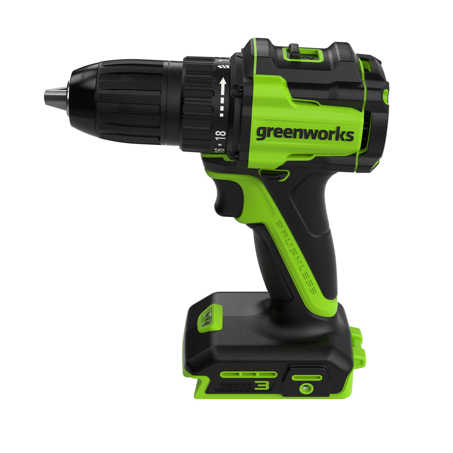 Дрель-шуруповерт аккумуляторный GREENWORKS DD345 24V 1х2Ач ЗУ, предпросмотр