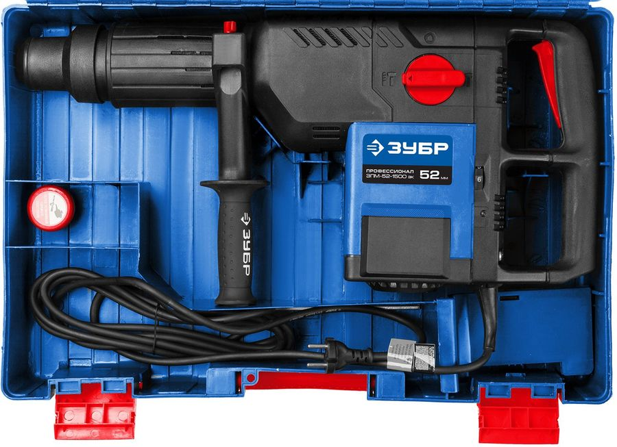 ЗУБР 52 мм 1500 Вт, перфоратор SDS-Max, Профессионал, предпросмотр