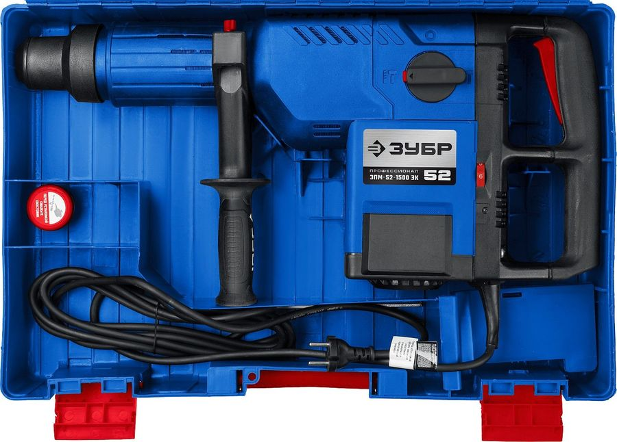 ЗУБР 52 мм 1500 Вт, перфоратор SDS-Max, Профессионал, превью