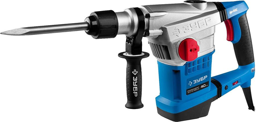 ЗУБР 40 мм 1250 Вт, АВТ, перфоратор SDS-Max, Профессионал, превью
