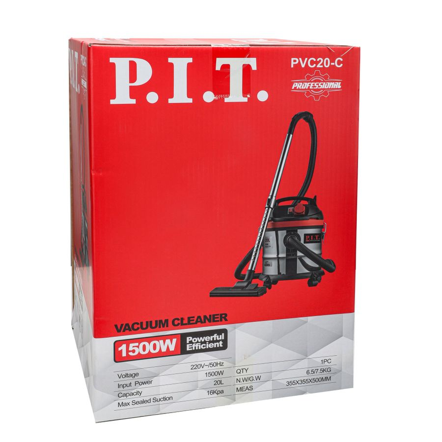 Пылесос строительный P.I.T. PVC20-C 1500 Вт 20 л, превью