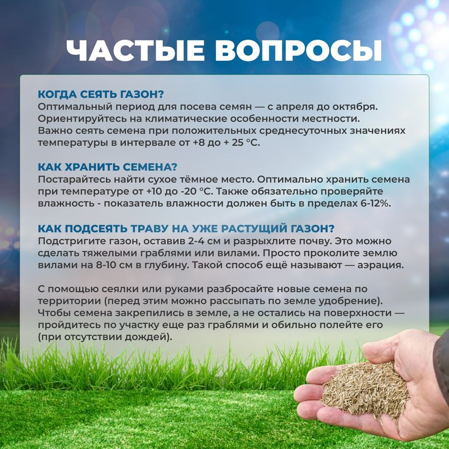 Газонная трава Спортивная Сила Суздаля 5 кг, превью