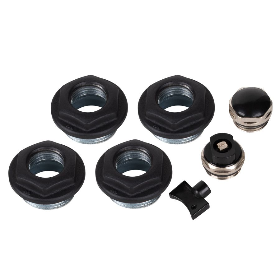 Комплект монтажный Royal Thermo 1”х 1/2" черный, предпросмотр