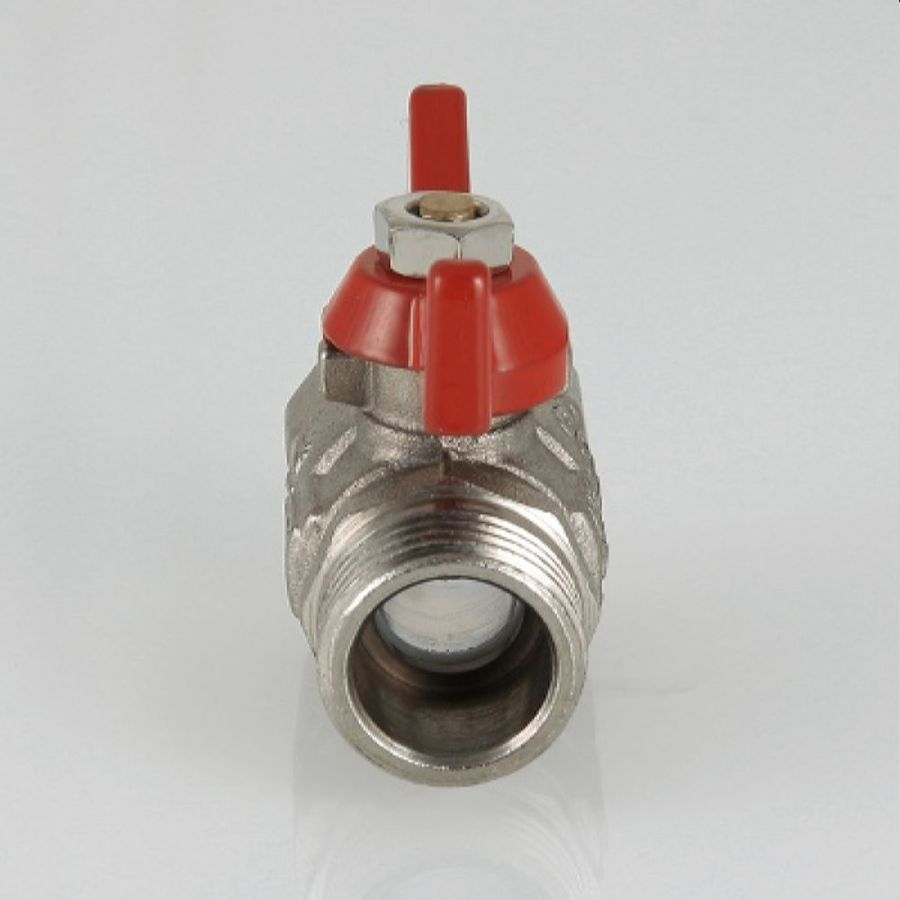 Кран шаровый латунь никелированный VALTEC COMPACT VT.093 3/4", предпросмотр