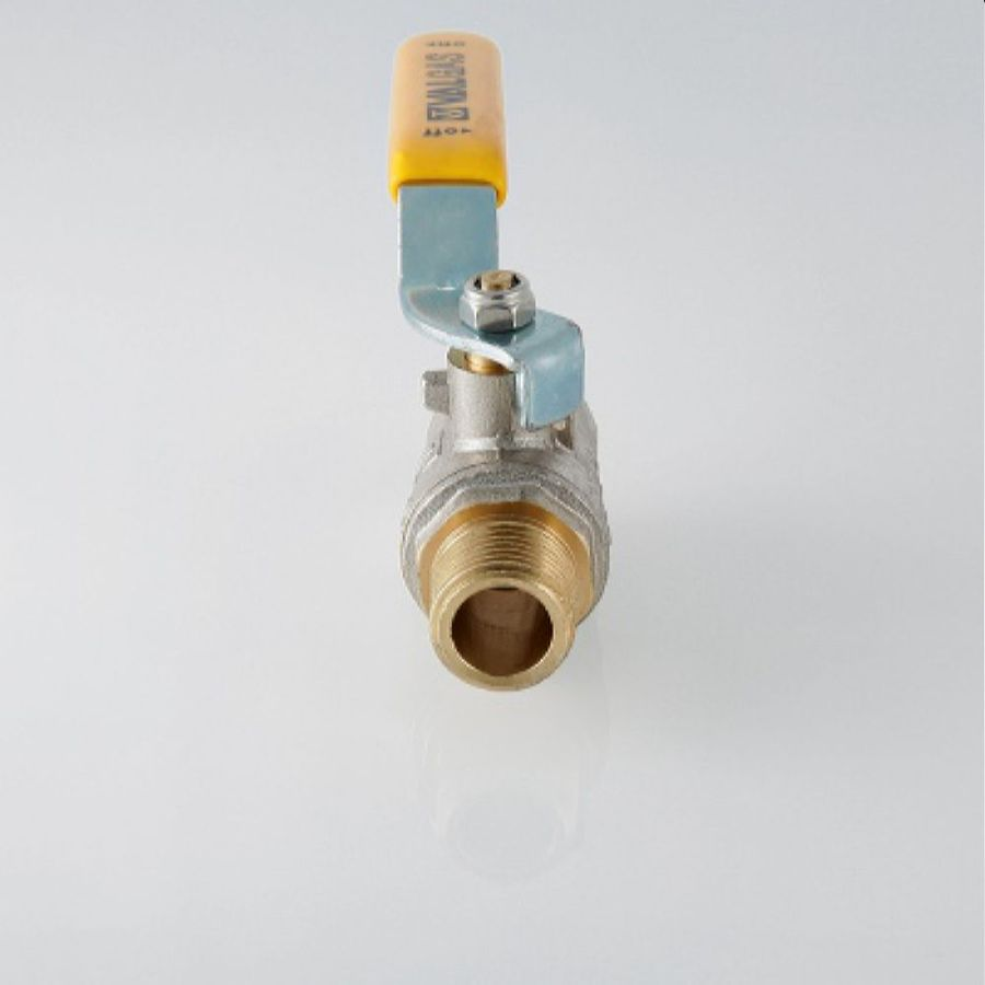 Кран шаровой латунь никелированный VALTEC VALGAS VT.272 1/2", предпросмотр