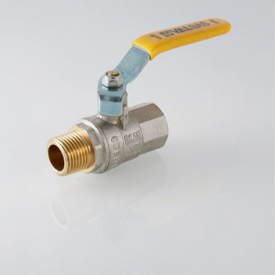 Кран шаровой латунь никелированный VALTEC VALGAS VT.272 1/2", предпросмотр