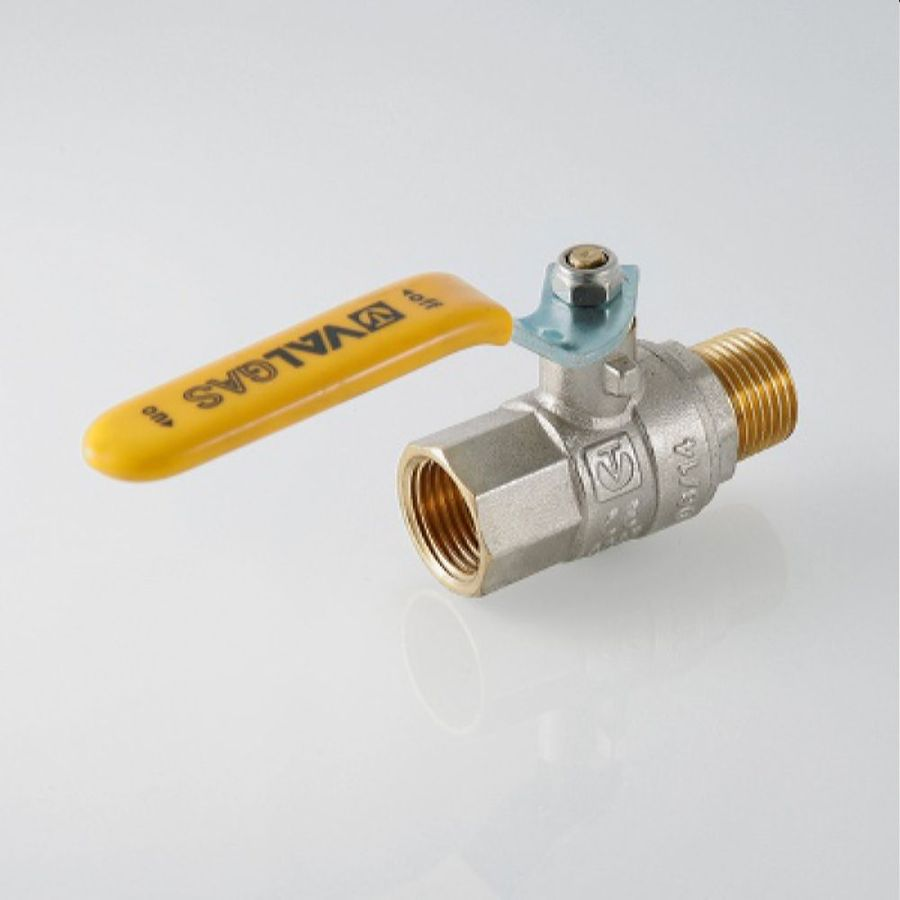 Кран шаровой латунь никелированный VALTEC VALGAS VT.272 1/2", предпросмотр