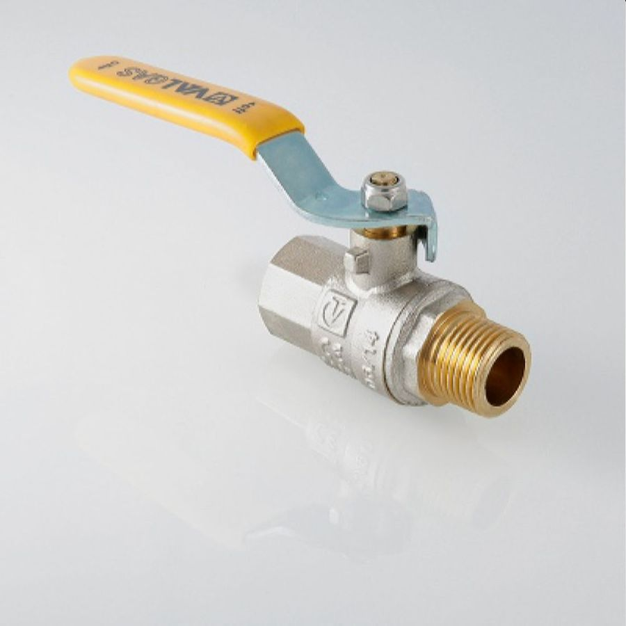 Кран шаровой латунь никелированный VALTEC VALGAS VT.272 1/2", предпросмотр
