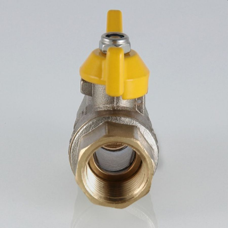 Кран шаровой латунь никелированный VALTEC VALGAS CVT027704 1/2", превью