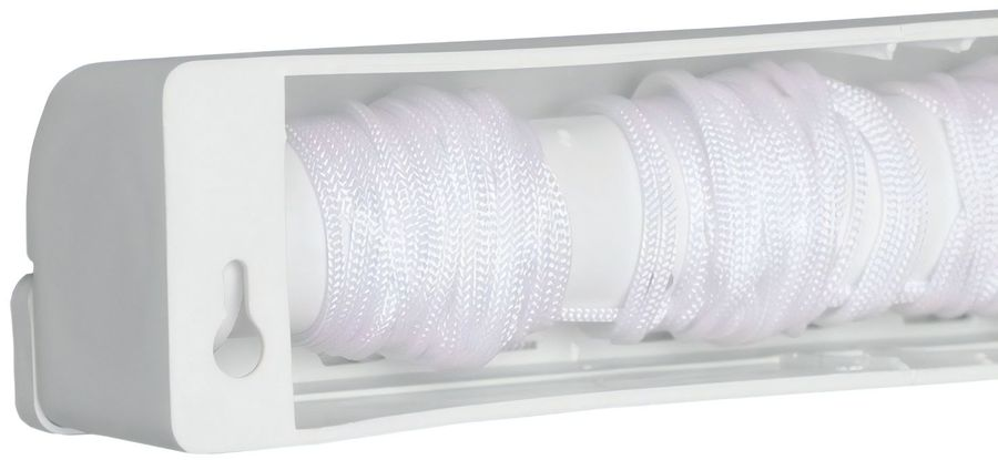 Сушилка для белья пластиковая JOY Home 21м 28х5 см, белый, превью