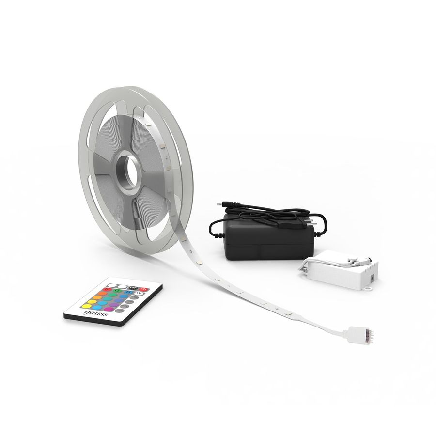 Лента Gauss Basic LED 5050/30RGB+30W 12V 6W/m 390lm/m RGBW 10mm IP20 3m, превью