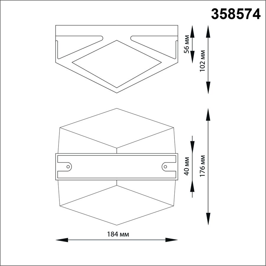 Ландшафтный настенный светильник STREET KAIMAS, LED 12W, 4000K, IP54, 18,4х17,6х10,2 см, темно-серый, превью