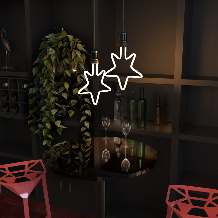 Лампа Gauss Filament Artline Star 7W 580lm 2700К Е27 milky LED 1/10/100, предпросмотр
