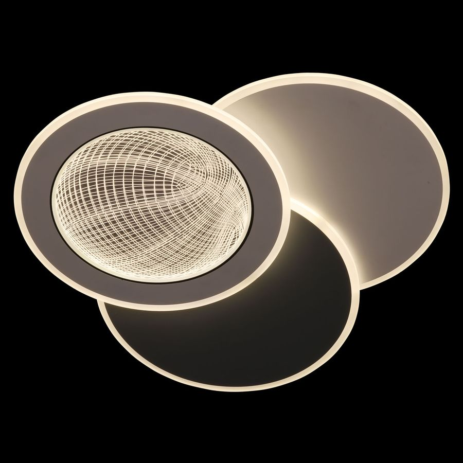 Люстра Норден 118W LED 220 V (пульт) белая, предпросмотр