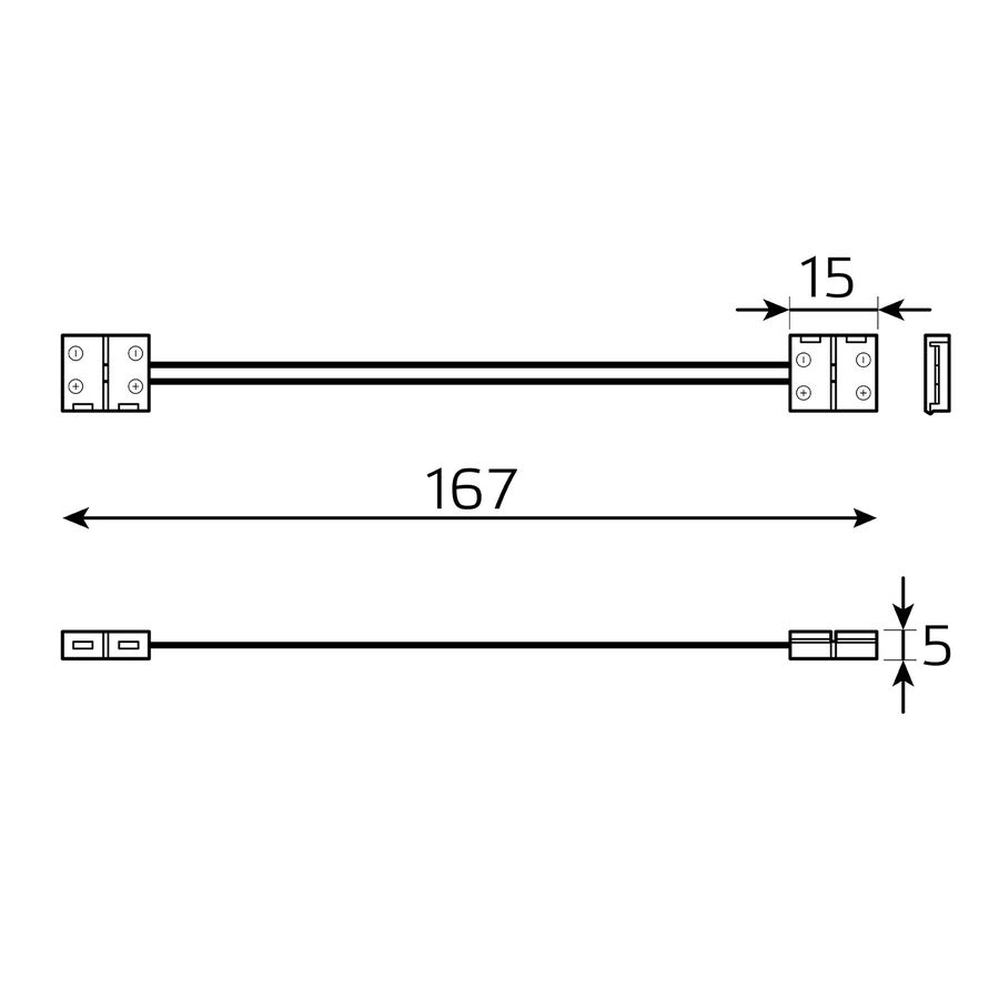Набор коннекторов Gauss Basic для LED-Ленты - 10 mm 5050 IP20, превью