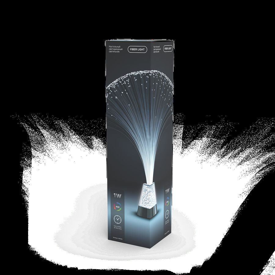 Настольный светильник Gauss 1W RGB FIBER LIGHT 3xAAA 315mm белый LED 1/12, превью