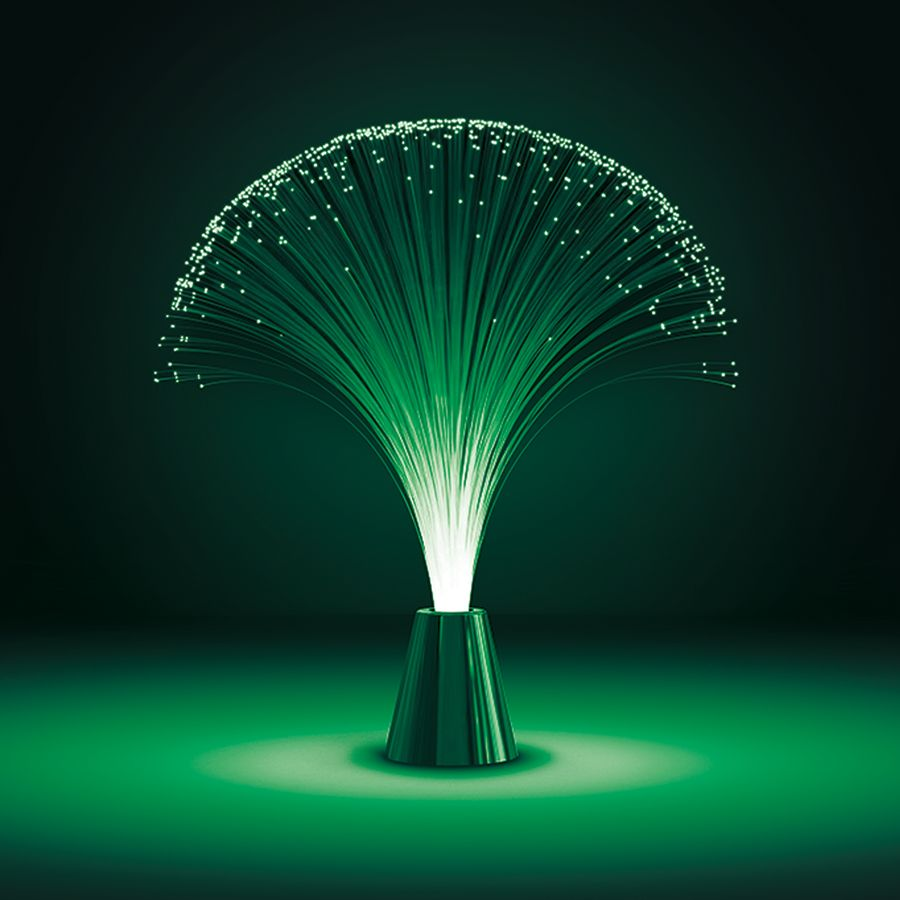Настольный светильник Gauss 1W RGB FIBER LIGHT 3xAA 340mm серебро LED 1/12, превью