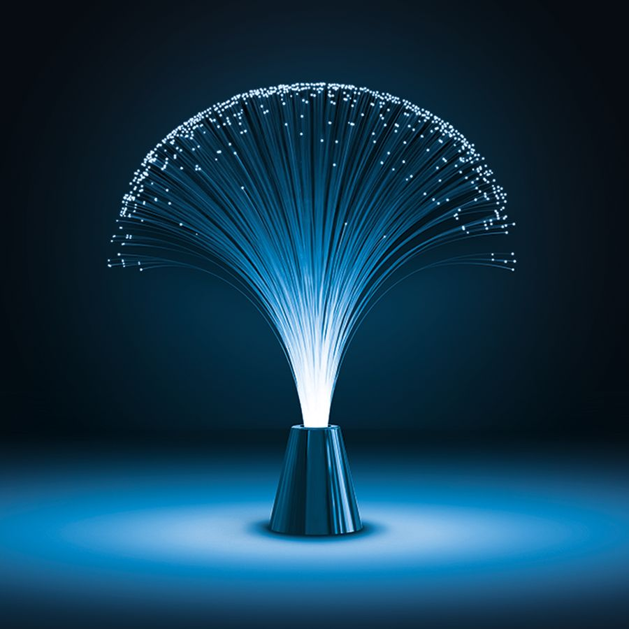 Настольный светильник Gauss 1W RGB FIBER LIGHT 3xAA 340mm серебро LED 1/12, превью