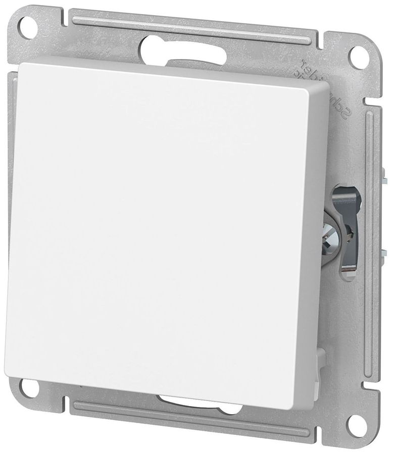 Переключатель 1-клавишный Schneider Electric Atlas Design ATN000161 белый, предпросмотр