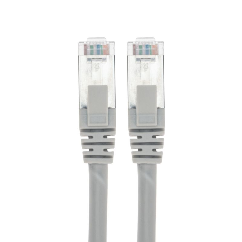Патч-корд REXANT F/UTP CAT 6 RJ45-RJ45 26AWG LSZH серый 3 м, предпросмотр