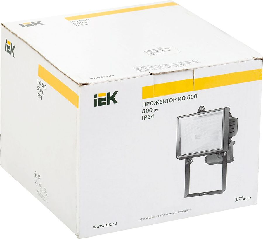 Уличный прожектор IEK ИО500 IP54, предпросмотр