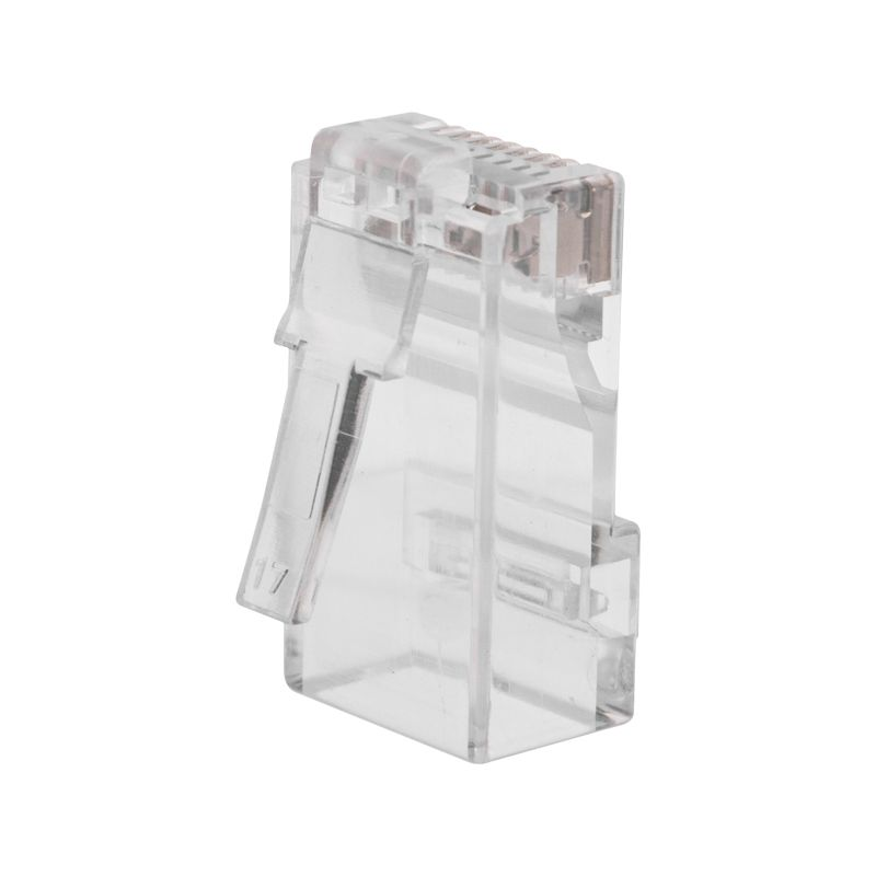 Разъем RJ-45(8P8C) REXANT под витую пару UTP CAT 6 с вставкой упак 50 шт, предпросмотр