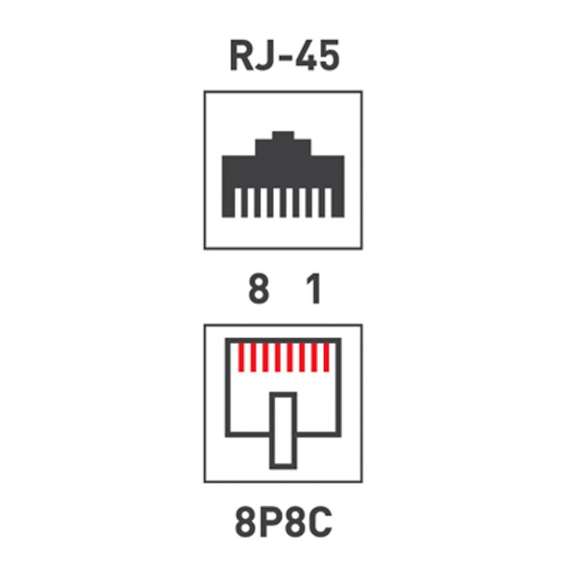 Разъем RJ-45(8P8C) REXANT под витую пару UTP CAT 6 с вставкой упак 50 шт, превью
