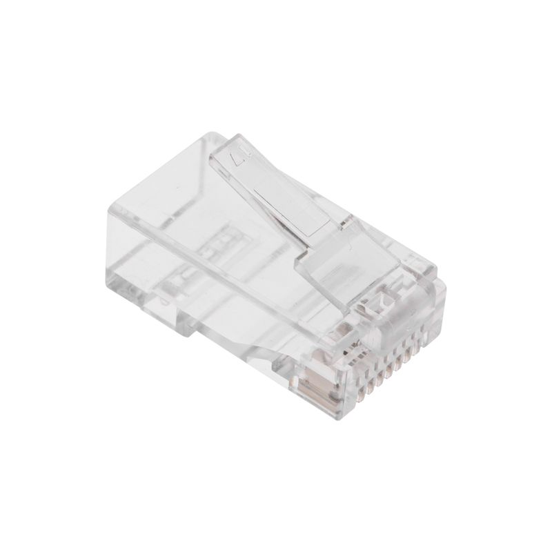 Разъем RJ-45(8P8C) REXANT под витую пару UTP CAT 6 с вставкой упак 50 шт, предпросмотр