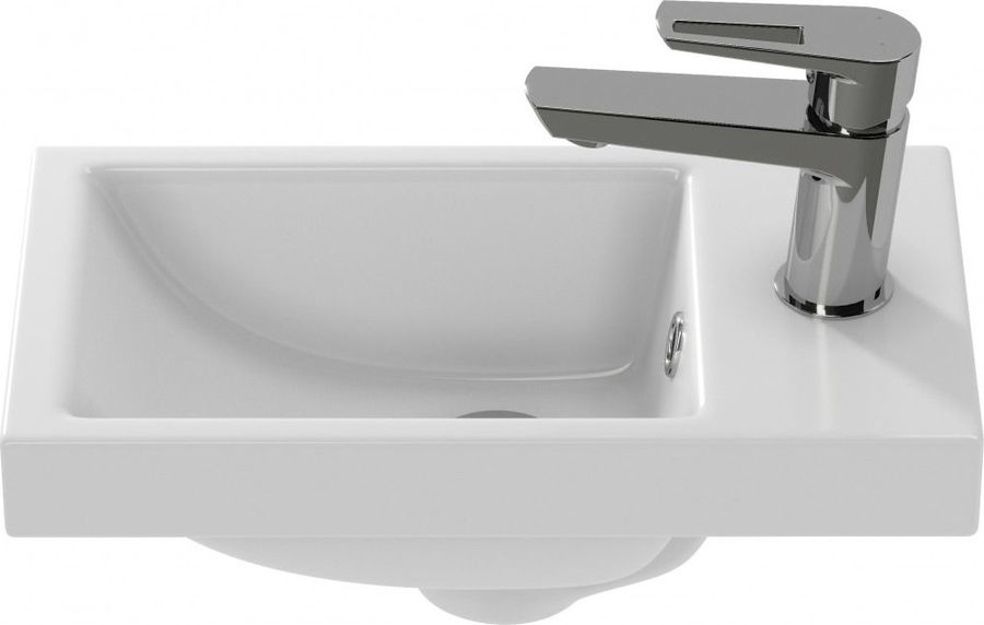 Раковина накладная Cersanit COMO S-UM-COM40/1-W 40 см, предпросмотр